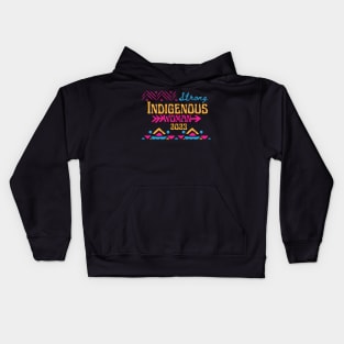 MMIW Awareness Indigenous Woman Art Stolen Sister First Nations Artwork for the Missing and Murdered Indigenous Women Kids Hoodie